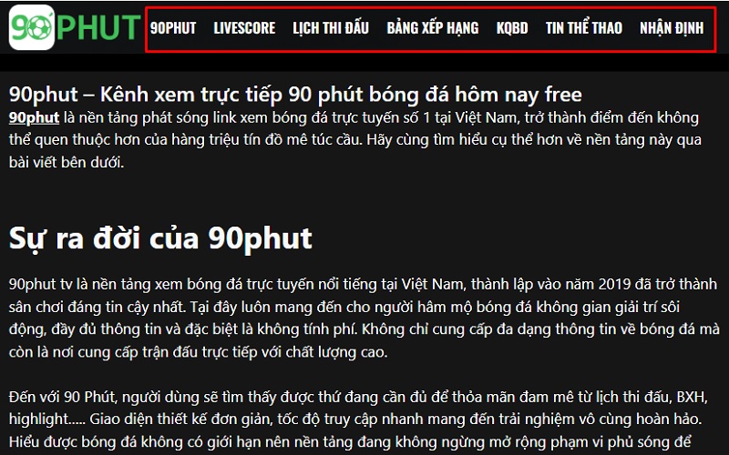 Giao diện tiện lợi