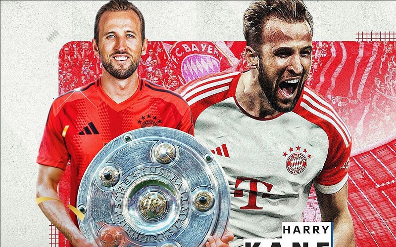 Harry Kane quay xe với Bayern
