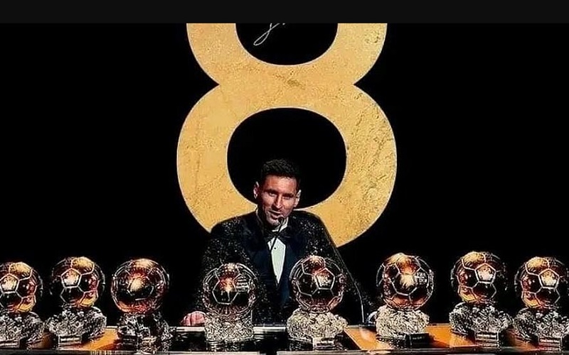 Lionel Messi sở hữu 8 Quả bóng Vàng