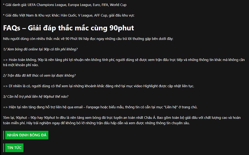 Sứ mệnh cốt lõi trong tương lai của 90 Phút
